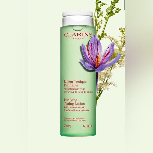 New-Sealed- Clarins- Purifying Toning Face Lotion -6.7 oz - Picture 1 of 3